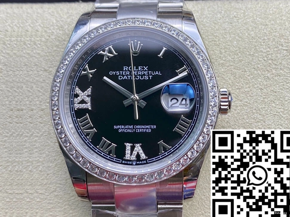 Bezel 36MM Diamond-set EW Factory Rolex Datejust 0305